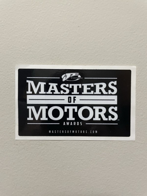 MASTER OF MOTORS racing sticker/decal