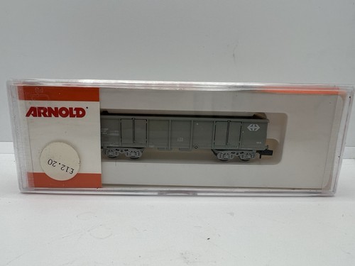Arnold 4782 calibre N SBB tipo Eaos vagón de carga abierto de 4 ejes - gris - en caja #70 | Condition: New