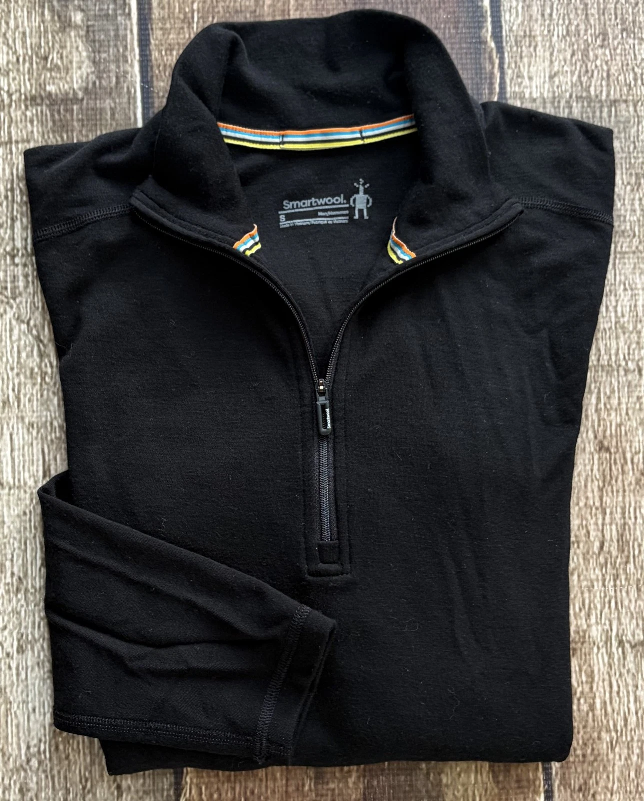 SMARTWOOL 100% MERINO WOOL 1/4 ZIP BASE LAYER BLACK MENS SMALL EXCELLENT
Opens in a new window or ta
