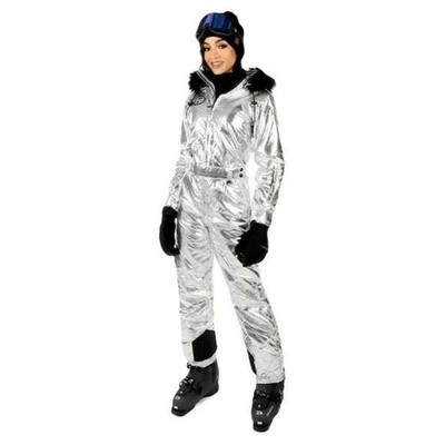 New Tipsy Elves WOMEN'S SILVER BULLET SNOW SUIT Size XL
