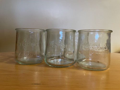 lot de 5 pots de yaourt en