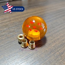 Round Dragon Ball 7 Star Shift Knob Manual Gear Shifter Head With 3 Adapters Round Dragon Ball 7 Star Shift Knob Manual Gear Shifter Head With 3 Adapters
