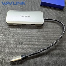 WAVLINK USB-C Docking Station Dual HDMI DP VGA USB C Hub Four Monitors USBA3.0