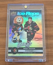 Brady Tkachuk / Spartacat  2023-24 Upper Deck MVP Ice Reps IR-22 Ottawa Senators
