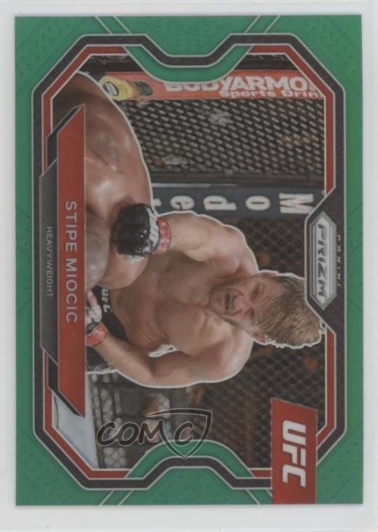 2021 Panini Prizm UFC Green Prizm Stipe Miocic #177 1cb6