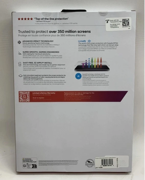 ZAGG Invisible Shield Screen Glass Protector XTR3 Apple iPad Pro 13" (M4) Clear - Image 2 of 4