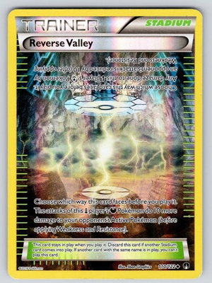 #ad Reverse Valley 110 122 Reverse Holo Uncommon BREAKpoint Pokemon MP $2.49