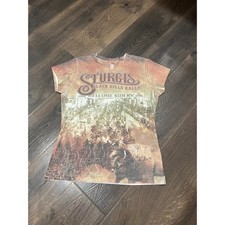 Sturgis Black Hills Rally Graphic Tee  XXL Womens Welcome Riders Buffalo