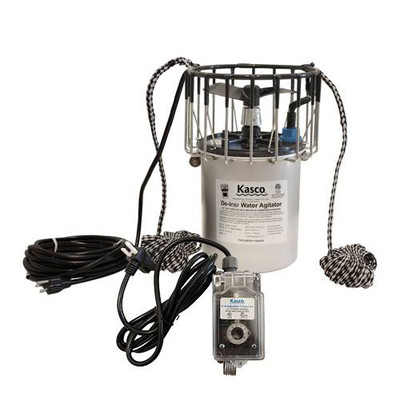 Kasco 1HP 120v Pond De-Icer w/ 50 ft. power cord & C-10 Temperature Control