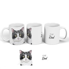Tux Cat Dad Homeware Decor Giftware Classic Ceramic Mug