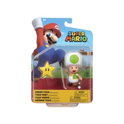 Nintendo Super Mario Figur Wave 23 Green Toad with Star 10 cm OVP NEU