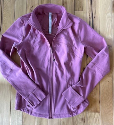 LULULEMON Women's Jacket Define Luon Full Zip Size 10 Rose