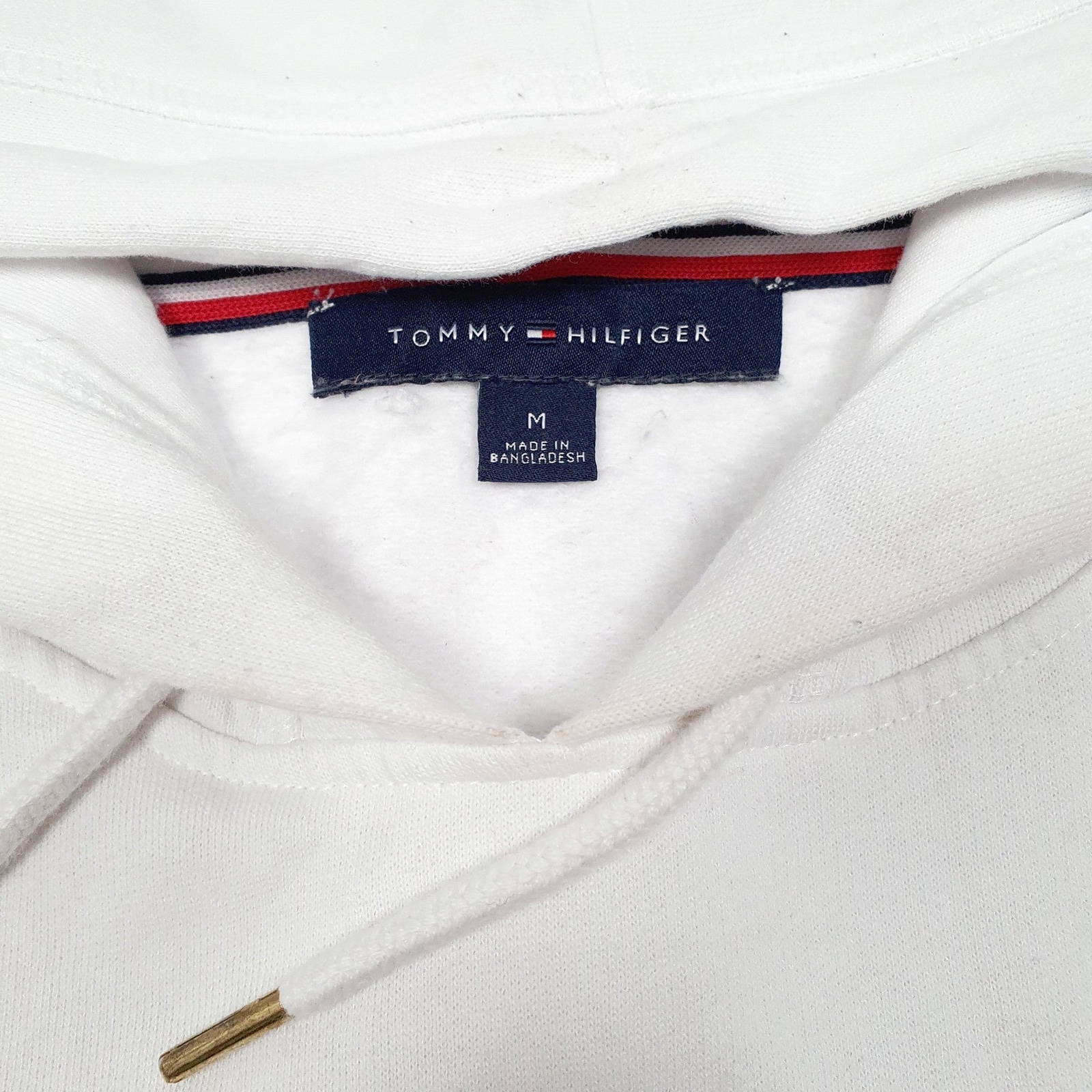 TOMMY HILFIGER Hoodie Cotton Jumper Sweatshirt Womens M image 2