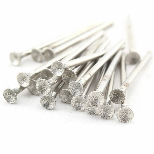 30Pcs Diamond Grinding Head 1.5-5.0mm SPHERICAL CONCAVE Jade Carving Burrs - Picture 32 of 37