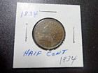 New Listing1834 U.S. Half Cent - Vf Circulated