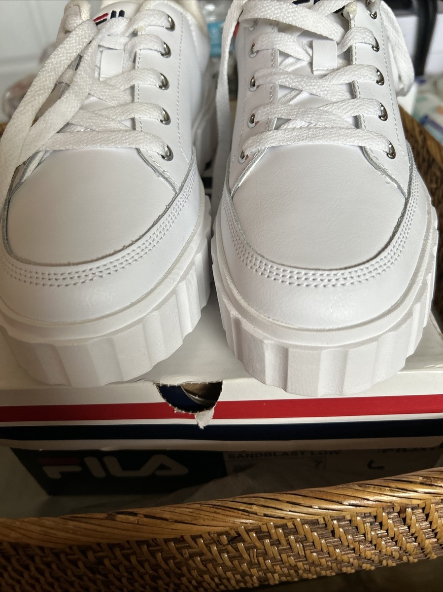 Shoes Fila Sandblast Low white New Size