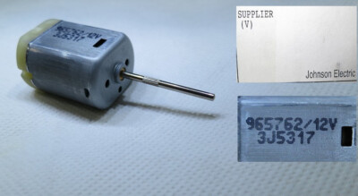 Johnson Electric Motor 965762 / 12V 3J5317 22-5 #5900