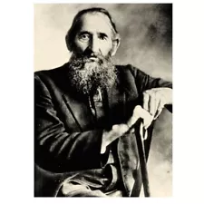 Hatfield McCoy Feud PHOTO Leader Devil Anse Hatfield, William Hatfield Portrait.