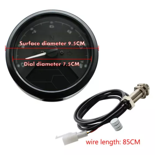 Motorcycle LCD Digital Speedometer Tachometer Gauge Odometer for Harley-Davidson - Picture 8 of 10
