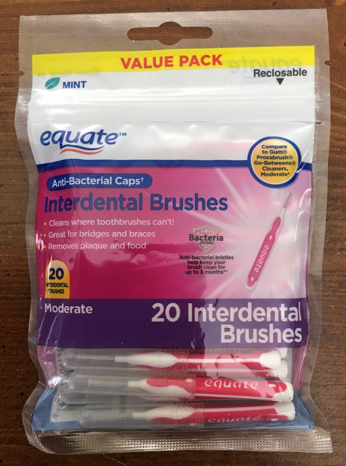 20 EQUATE MINT Flavor Interdental Brush Cleaners for sale online eBay