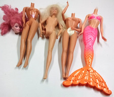 DOLL PARTS ONLY, BARBIE, MERMAID, 6 DIFFERENT PARTS  PARTS ONLY 