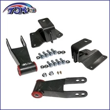 4" Drop Kit Rear Shackles & Hangers For 99-06 Chevy Silverado Sierra 1500 2WD