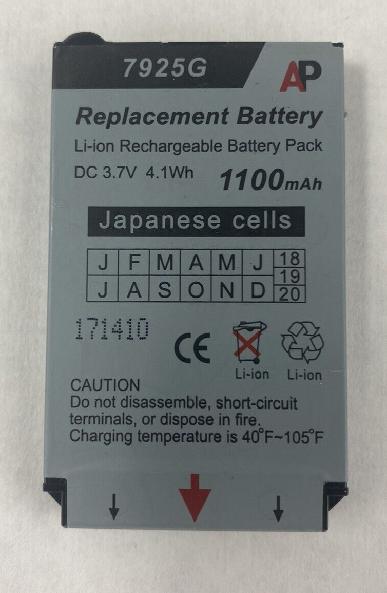 Lot of 6 Cisco Replacement Battery 7925G 3.7V 4.1Wh 1100 mAh Untested ...