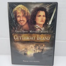 CutThroat Island DVD 1995 Swashbuckler Quest Movie Geena Davis & Matthew Modine