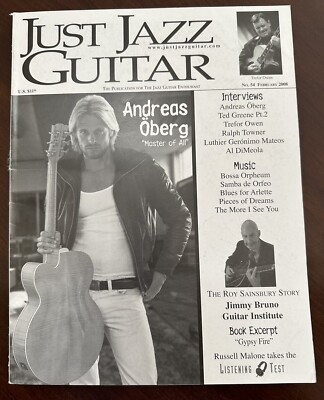 Just Jazz Guitar No 54 February 2008 Andreas Oberg