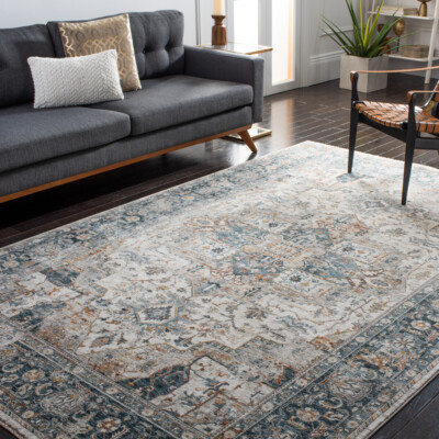 SAFAVIEH Dream DRM723B Ivory / Light Blue Rug