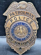 Patrolman Police City of Baton Rouge Louisiane US Badge Police Police Badge