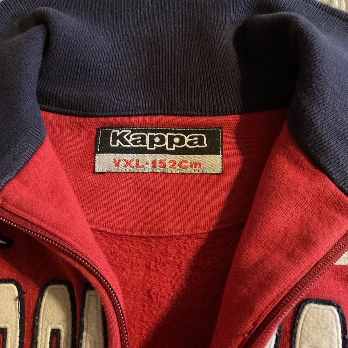 Boys' KAPPA Embroidered Mascalzone Latino Challenger Jacket Sz YXL