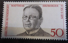 Bund Mi.- Nr. 865 postfrisch 14.8.1975 100. Geburtstag von Matthias Erzberger