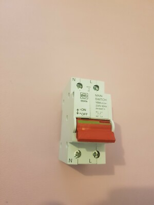 MK SENTRY Hauptschalter, 100A, BS EN 60947-3