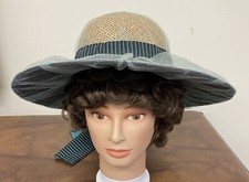 Woman s Covered Straw Hat With Bow