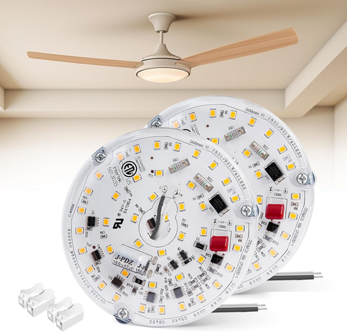 Ceiling Fan LED Light Replacement, 4 Inch 18W Ceiling Fan Light Kit 120V Dimmabl - Picture 12 of 12