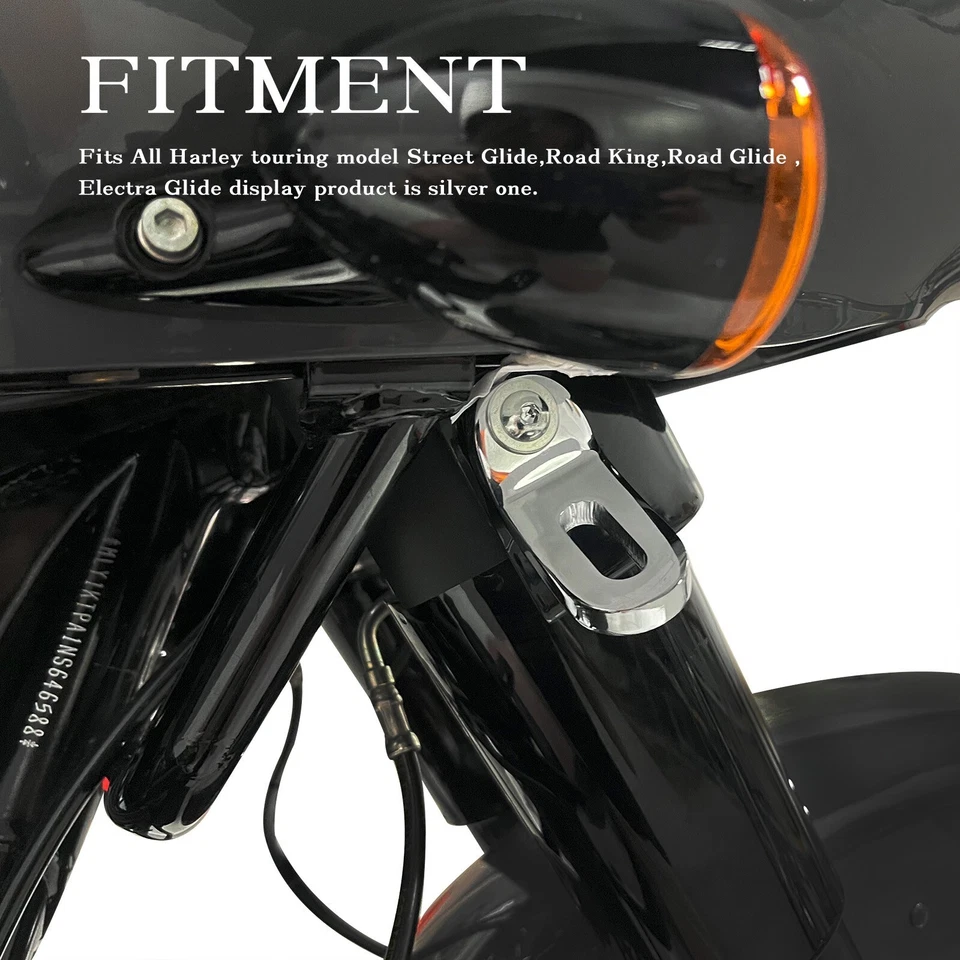 Front Tie-Down Bracket for Harley Touring Street Electra Glide Road King Glide - Image 3 of 4