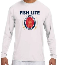 Miller Lite performance fishing shirt UPF long sleeve