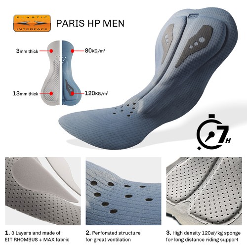 YKYWBIKE 4 pocket Men Cycling Bibs Shorts Breathable Padded MTB Bike Pro Bibs - Picture 22 of 47