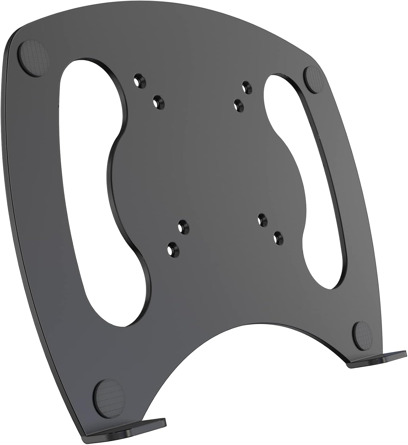 VESA Laptop Tray, Steel Notebook Holder for Monitor Arm/Mount, Ventilated Platfo