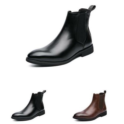 38-48 Mens Chelsea Boots Shoes Business 