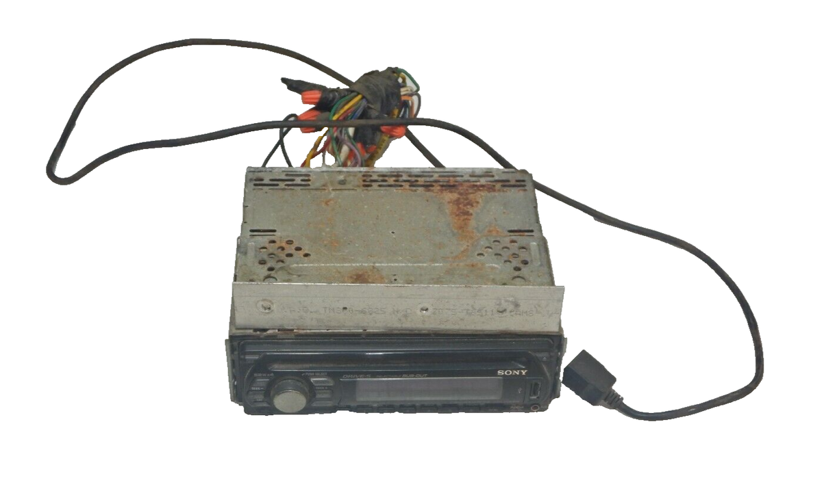リペア済 USB/DVD/FM/AM/AUX Pioneer SONY Sony AM FM Radio Receiver AUX USB CD Player CDX-GT610UI FREE