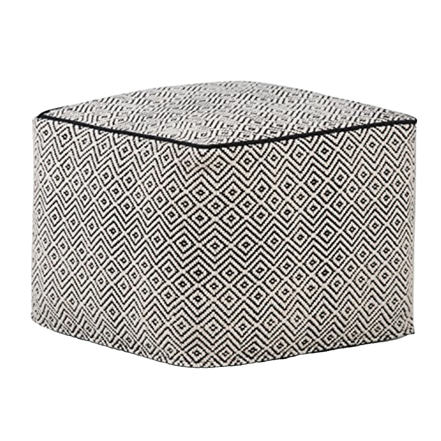 Living Room 100% Cotton Upholstery Fabric Ottomans, Footstools & Poufs