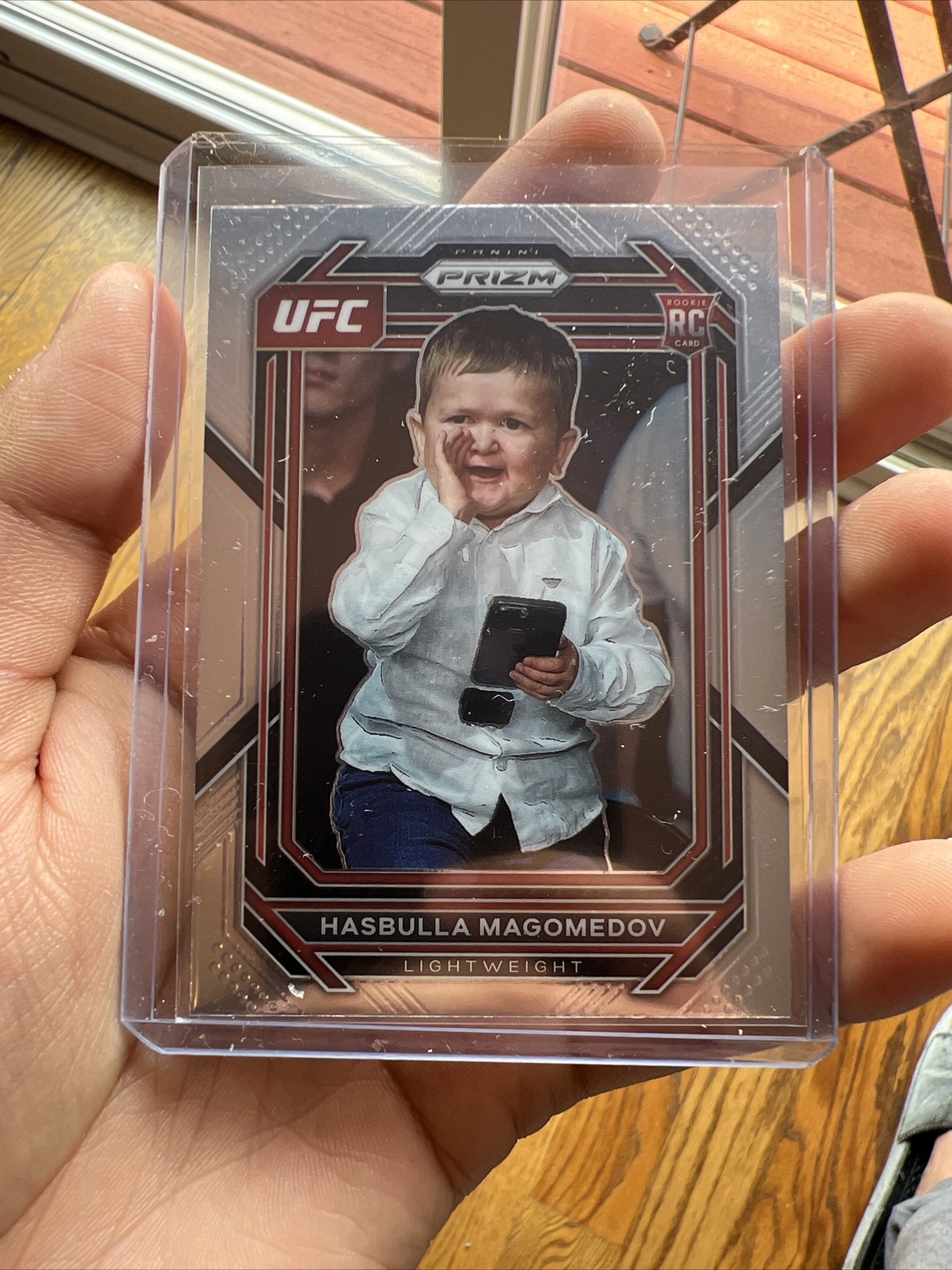 Hasbulla Magomedov RC #200 2023 Panini Prizm UFC SILVER 🔥🔥🔥