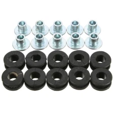 10pcs Motorcycle Rubber Grommets Bolt Kit for Honda Yamaha Suzuki Fairings