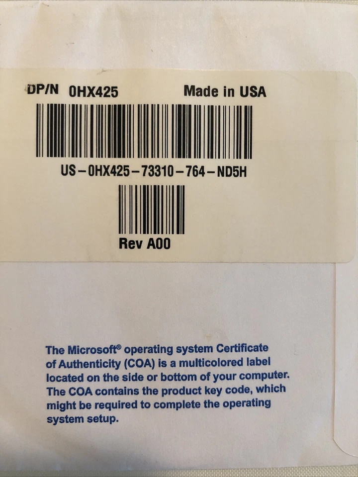 Dell Windows Vista Business 32BIT SP1 Operating System Reinstallation Software - Image 2 of 2