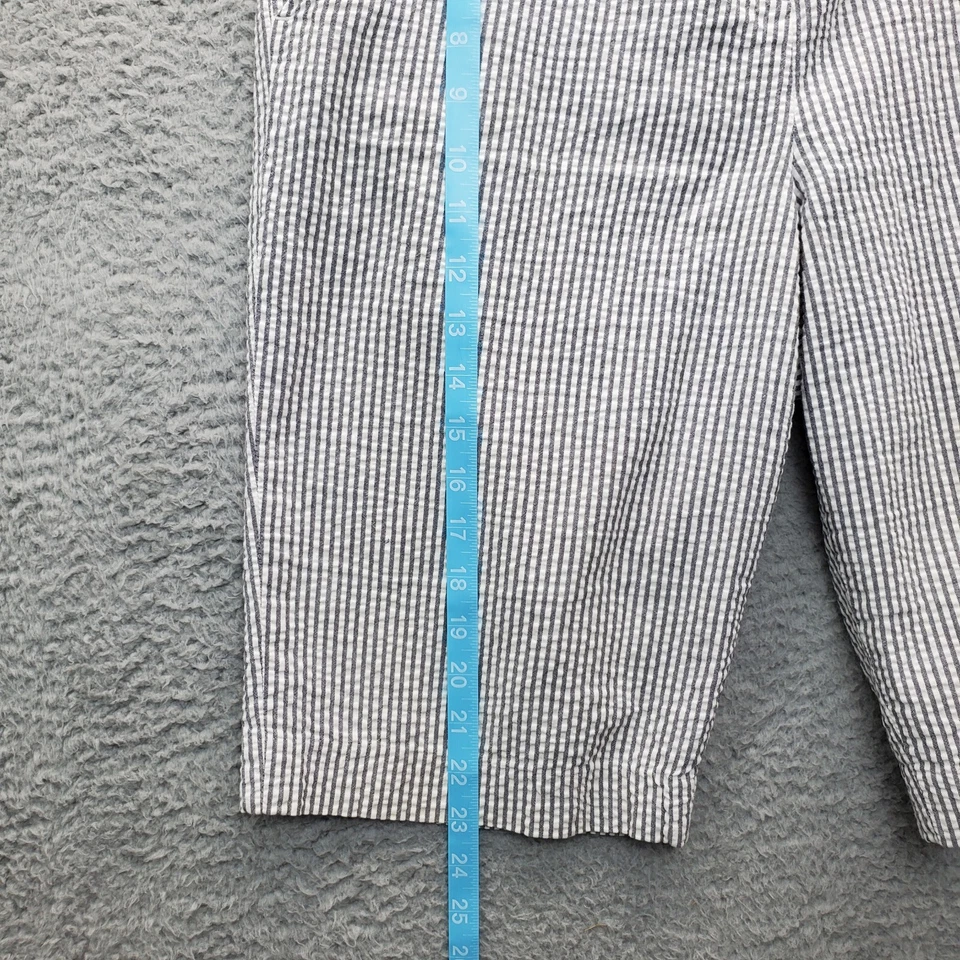 Bermudas Larry Levine para mujer talla 14 multi rayas 100 % algodón frente plano Foto 3 de 4