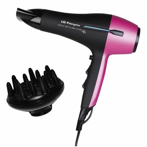 SECADOR DE PELO PROFESIONAL ORBEGOZO SE-2320 800/2200W  2 POTENCIAS 3 NIVELES
