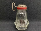 Vintage Clear Panel Glass Nut Spice Grinder Grater Federal Tool Corp. Chicago