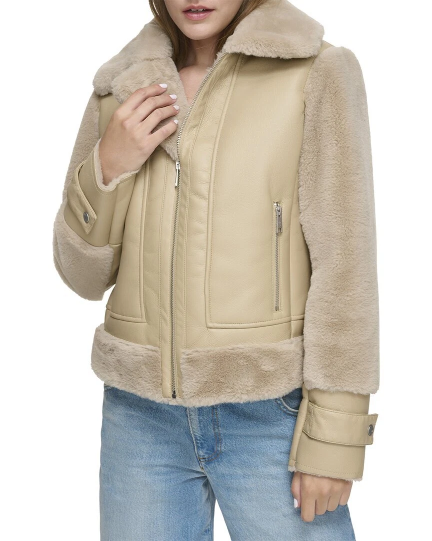 Marc new york shearling best sale coat